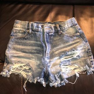 Jean shorts size 3 high rise